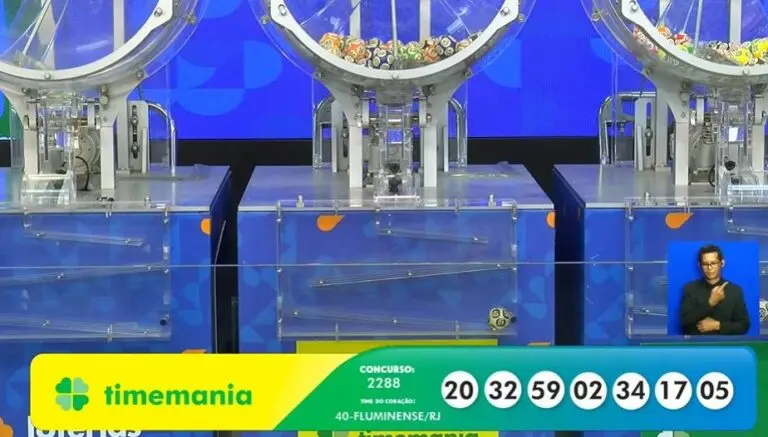 Resultado Timemania 2288