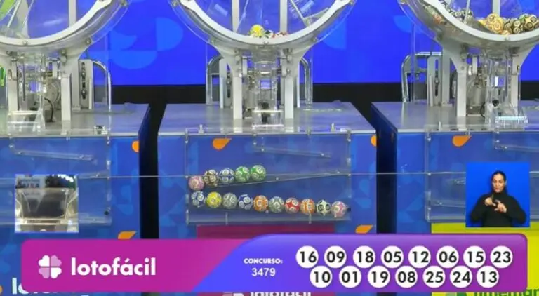 Resultado do último sorteio regular da Lotofácil 3479