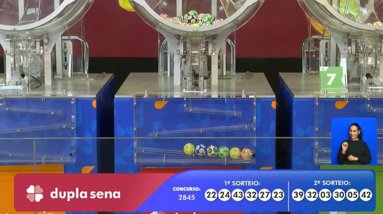 Resultado dupla sena 2845