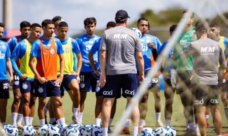 Rogério Ceni e jogadores do Bahia