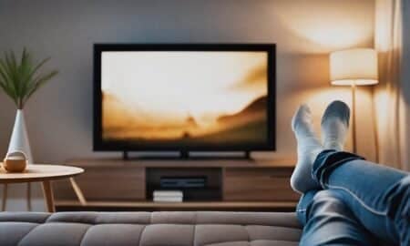 Televisão, TV 3.0, pessoa assistindo TV