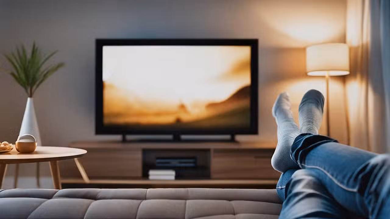 Televisão, TV 3.0, pessoa assistindo TV