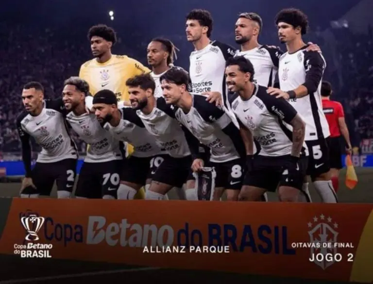 Time do Corinthians na Copa do Brasil 2025