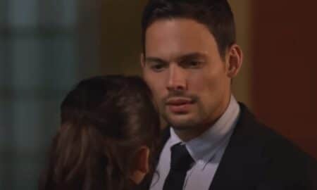 Valéria e Nicolas em As Filhas da Senhora Garcia