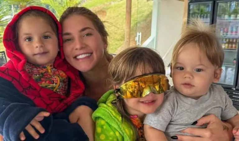 Virginia com filhos