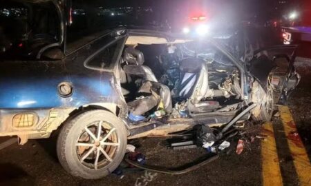 Oito pessoas morrem e duas ficam feridas após acidente em rodovia de Guaxupé, MG — Foto: Corpo de Bombeiros