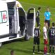 ambulancia no campo Bragantino x Botafogo