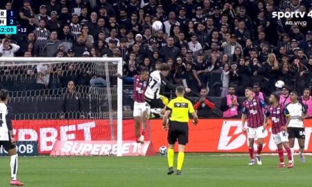 cabeçada corinthias x bahia - Foto: Globo