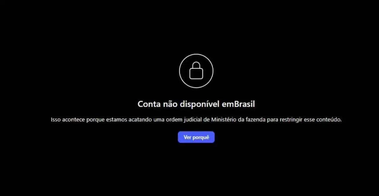 conta de Kamylinha desativada