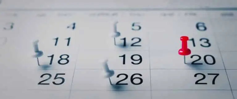 calendário