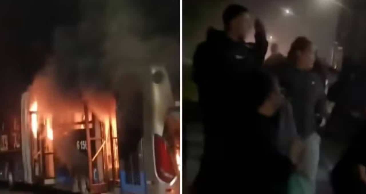 fogo em onibus zona sul de sao paulo