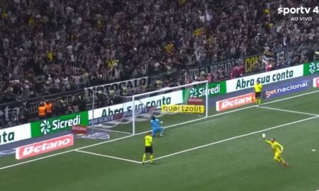 gol de goleiro contra goleiro