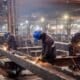 industria, fábrica, mao de obra trabalhador operario