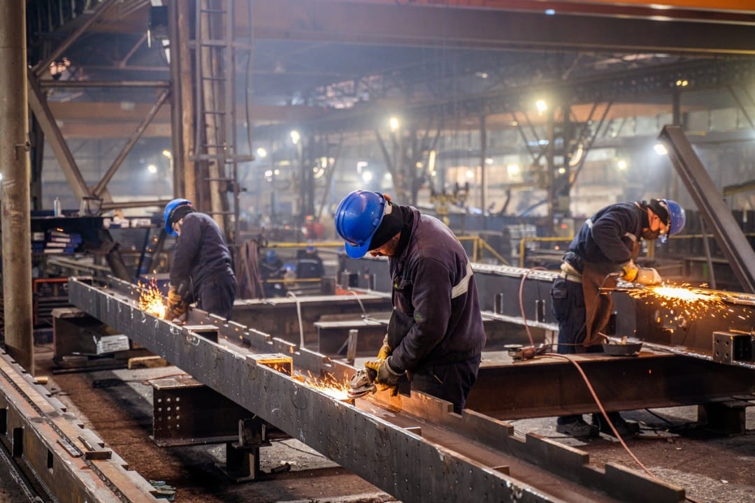 industria, fábrica, mao de obra trabalhador operario