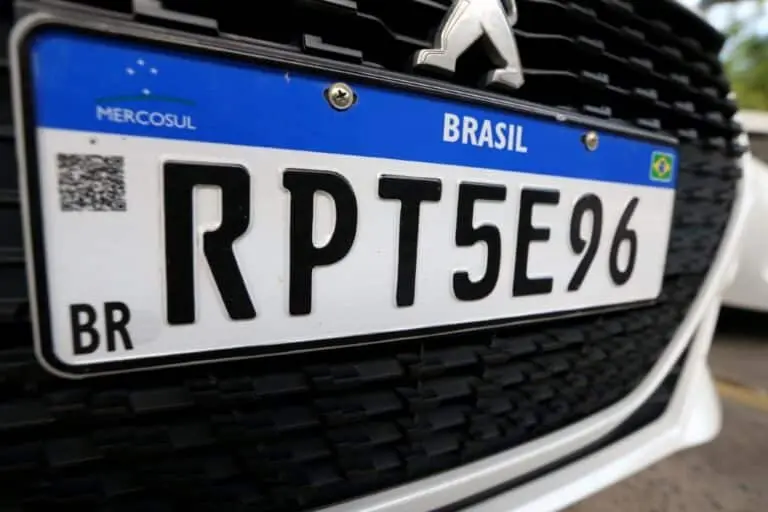 placa de carro