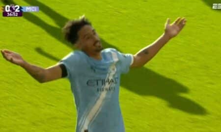 segundo gol do city reijnders