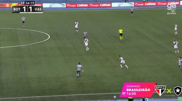 34 segundo tempo botafogo x vasco