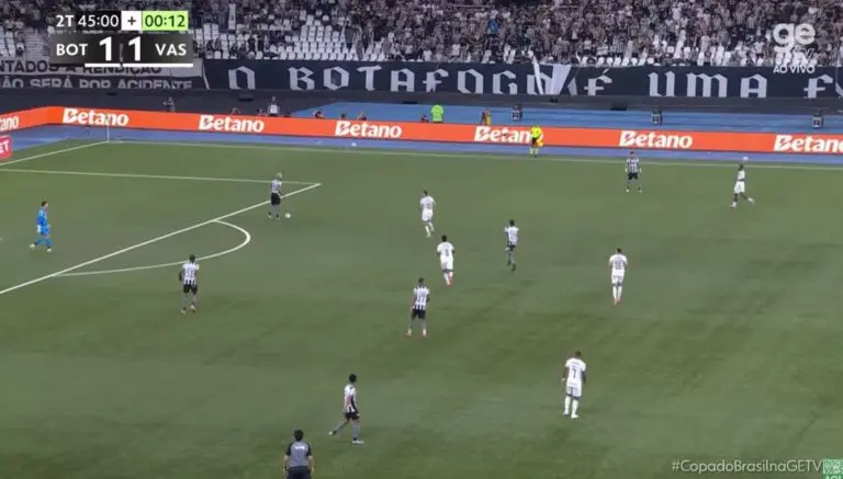 45 segundo tempo botafogo x vasco