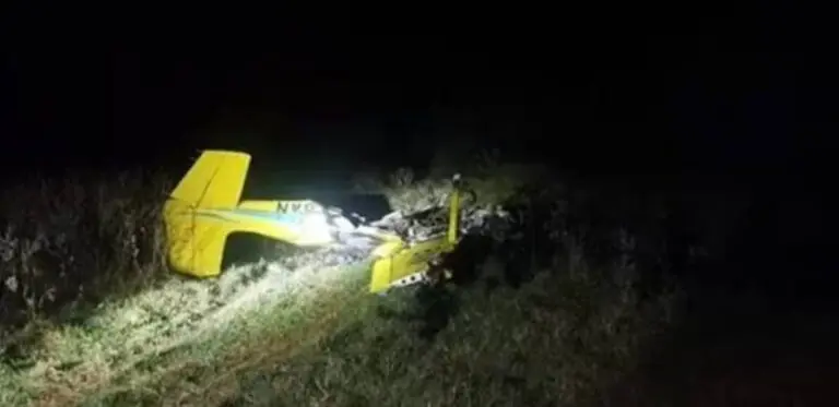 Acidente de aviao pantanal