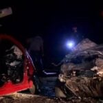Acidente envolvendo dois carros de passeio e um motociclista na Rodovia Luiz de Queiro em Piracicaba