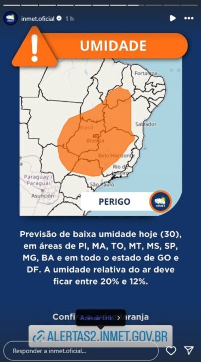 Alerta Laranja -Story