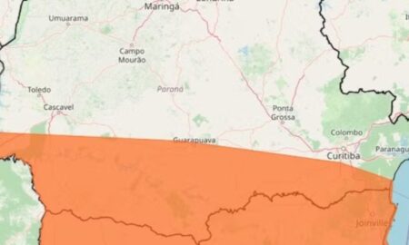Alerta de tempestades do Inmet para o Paraná