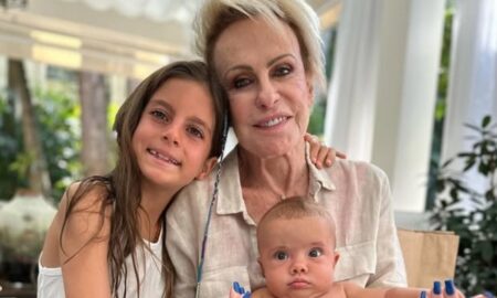 Ana Maria Braga e sua netas