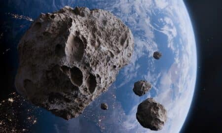 Asteroide e Planeta Terra
