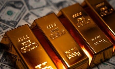 Barra de ouro, dólar