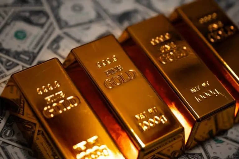 Barra de ouro, dólar