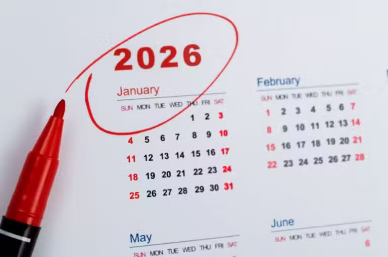Calendário 2026