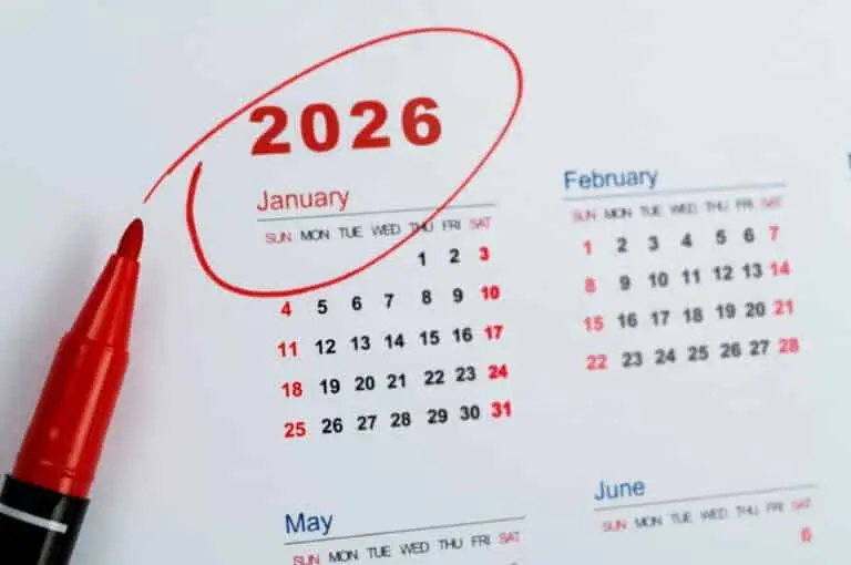 Calendário 2026