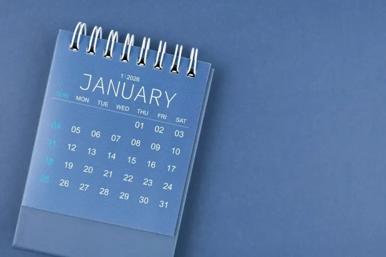 Calendário Janeiro 2026