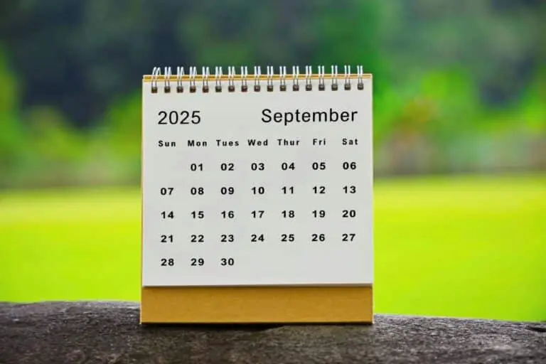 Calendário Setembro