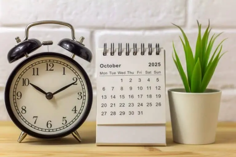 Calendário outubro de 2025