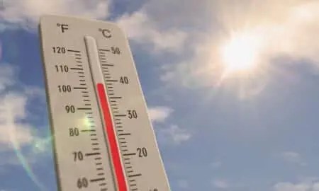 Calor, termômetro, altas temperaturas