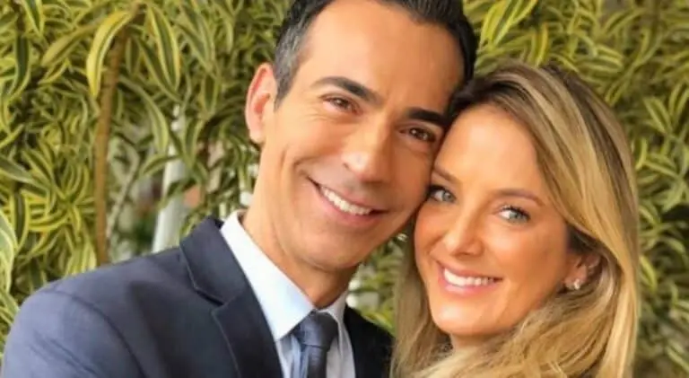 Cesar Tralli e ticiane Pinheiro