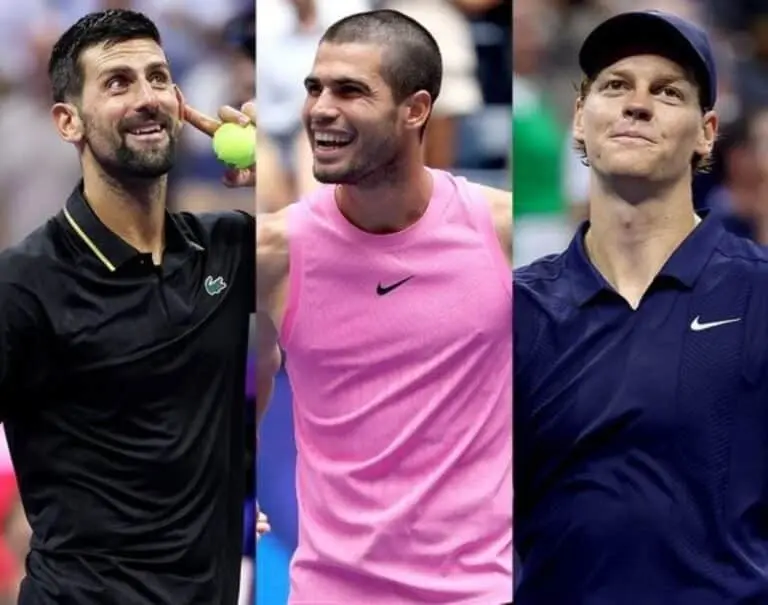 Djokovic, Alcaraz e Sinner