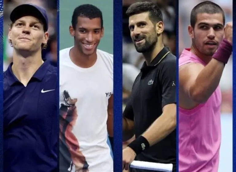 Djokovic x Alcaraz e Sinner x Aliassime