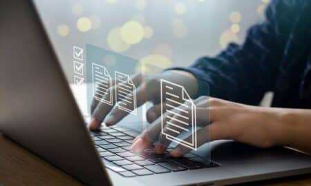 Email, trabalho online, home office