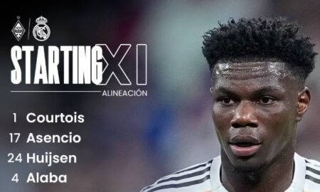Escalação confirmada real madrid 30 de setembro
