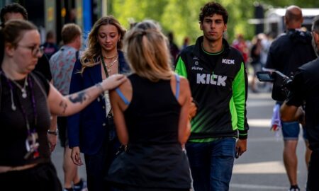 Gabriel Bortoleto e a namorada Isabella