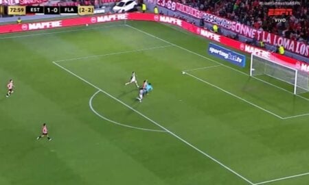 Gol estudiantes cavadinha