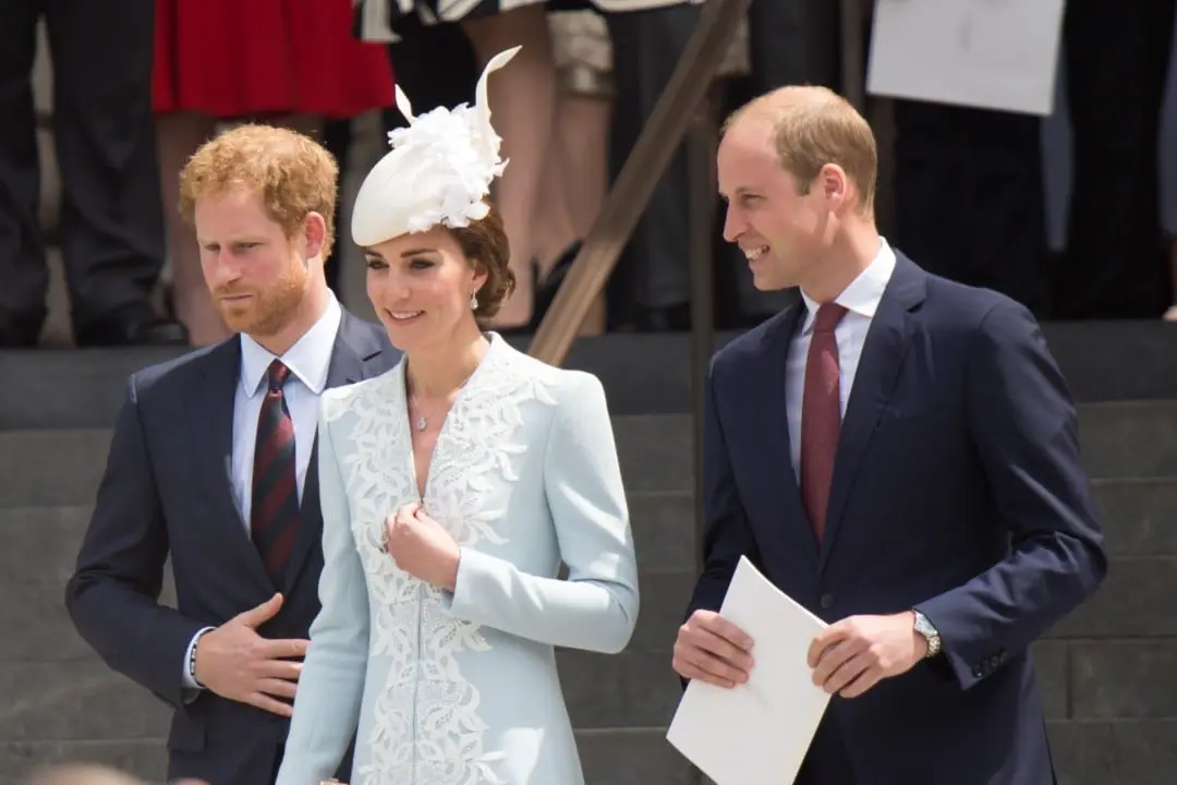 Harry, Kate Middleton e William