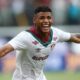 Hércules comemora seu gol em Vitória x Fluminense pelo Brasileirão 2025 (Foto: Marcelo Gonçalves / Fluminense F.C.)