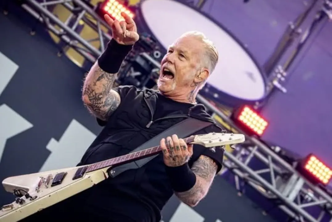 James Hetfield, vocalista do Metallica.