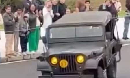 Jipe atropela pessoas em desfile do 7 de setembro