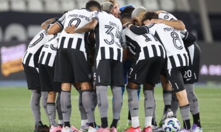 Jogadores do Botafogo