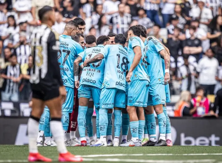 Jogadores do Santos