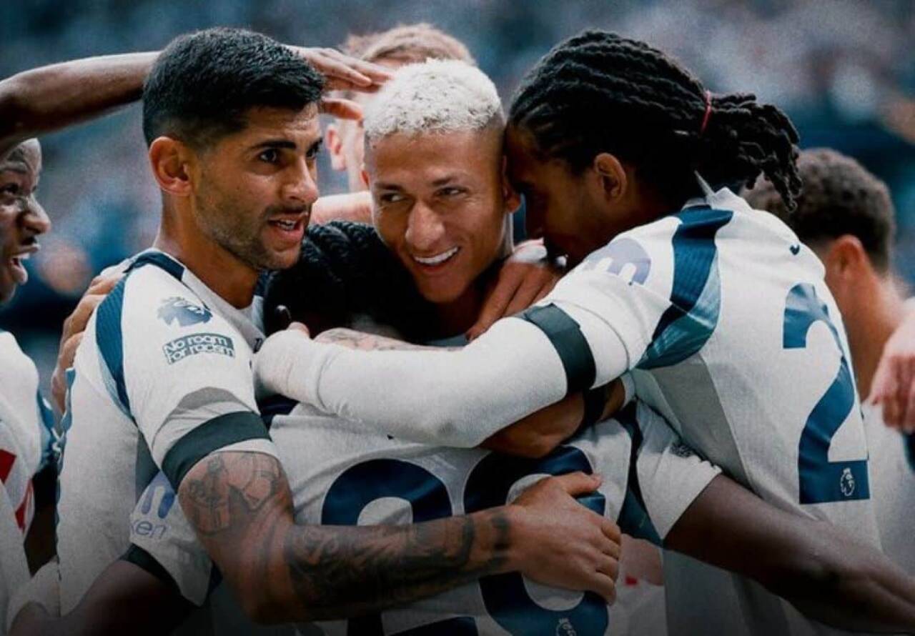 Jogadores do Tottenham